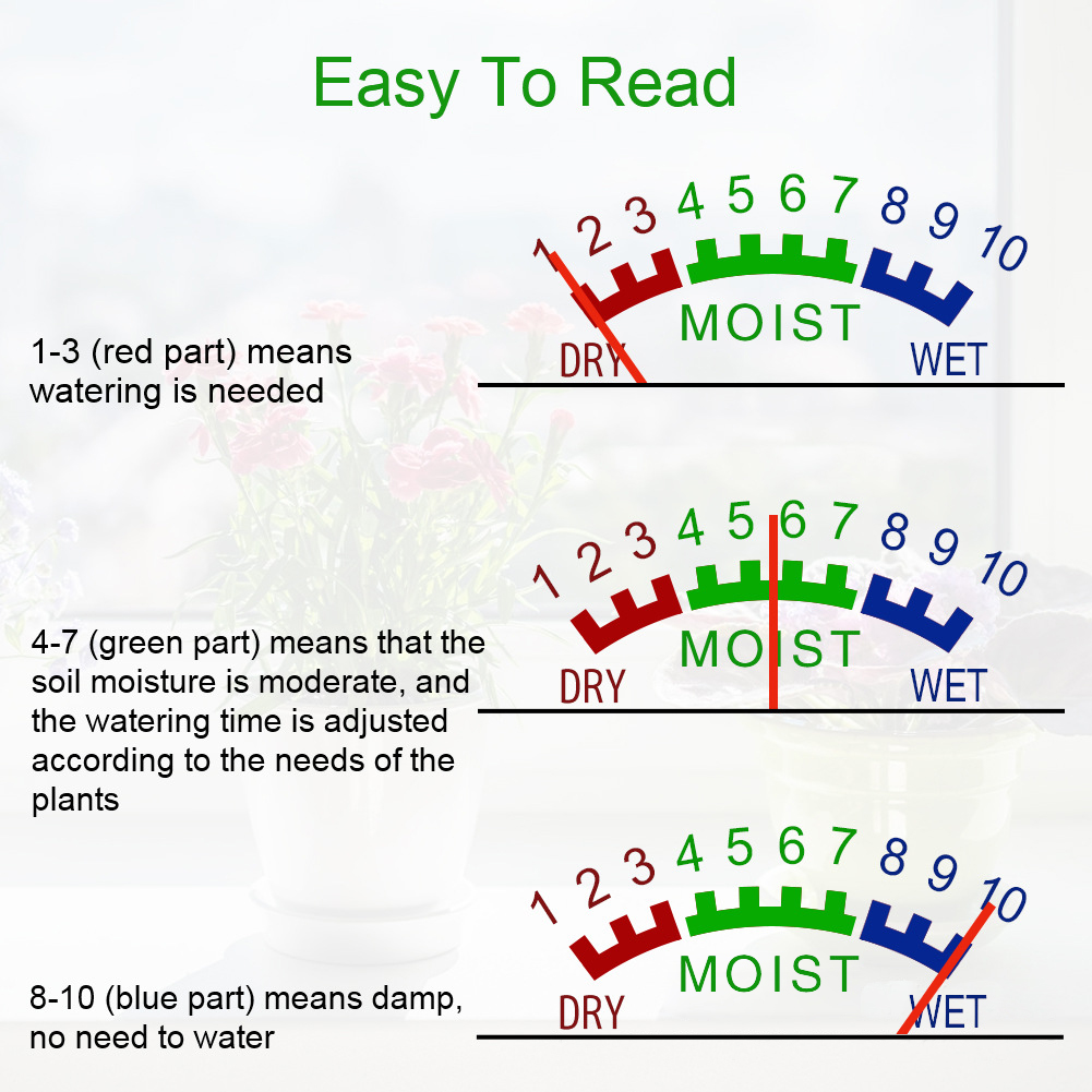 Moisture Meter Plant - Toprak Nem Test Cihazı Nem Ölçer