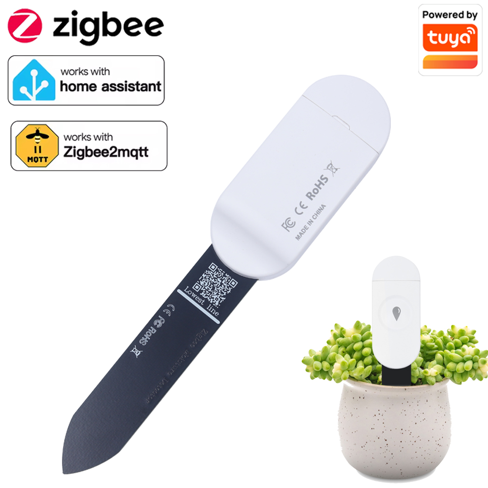Moisture Meter Plant - Tuya Zigbee Sıcaklık Nem Nem Dedektörü