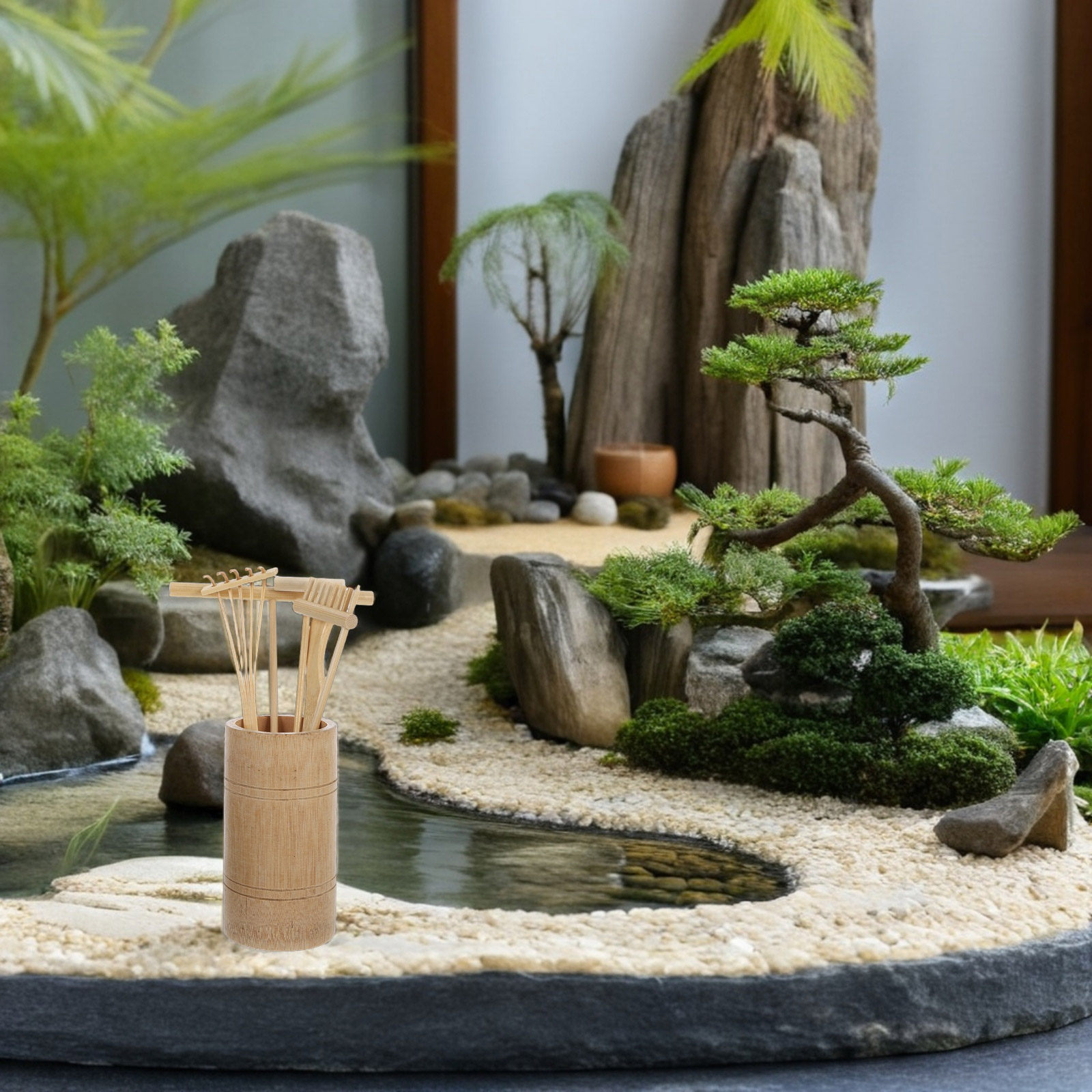 Gardening Tools And Accessories - 1 Set Zen Kum Bahçesi Tırmık