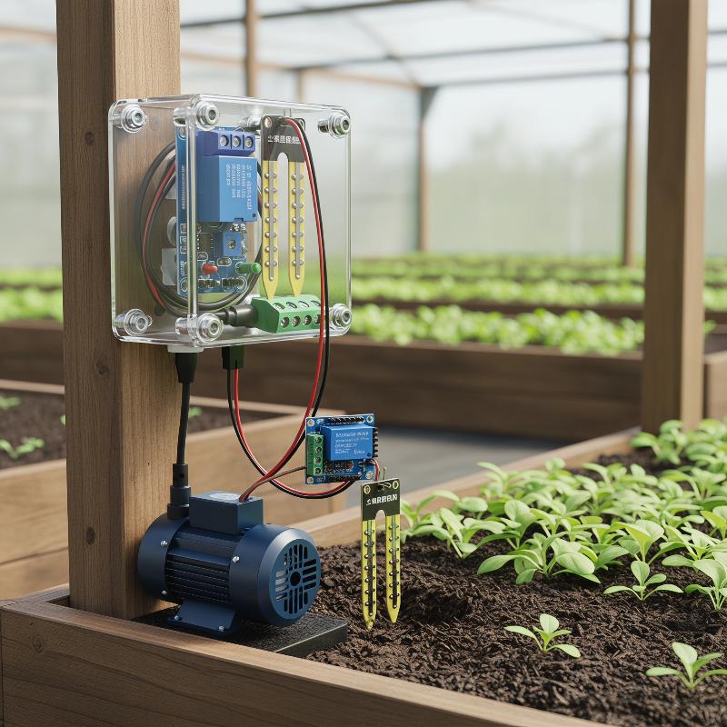 Moisture Meter Plant - DIY Bahçe İşleri İçin Röle Modüllü