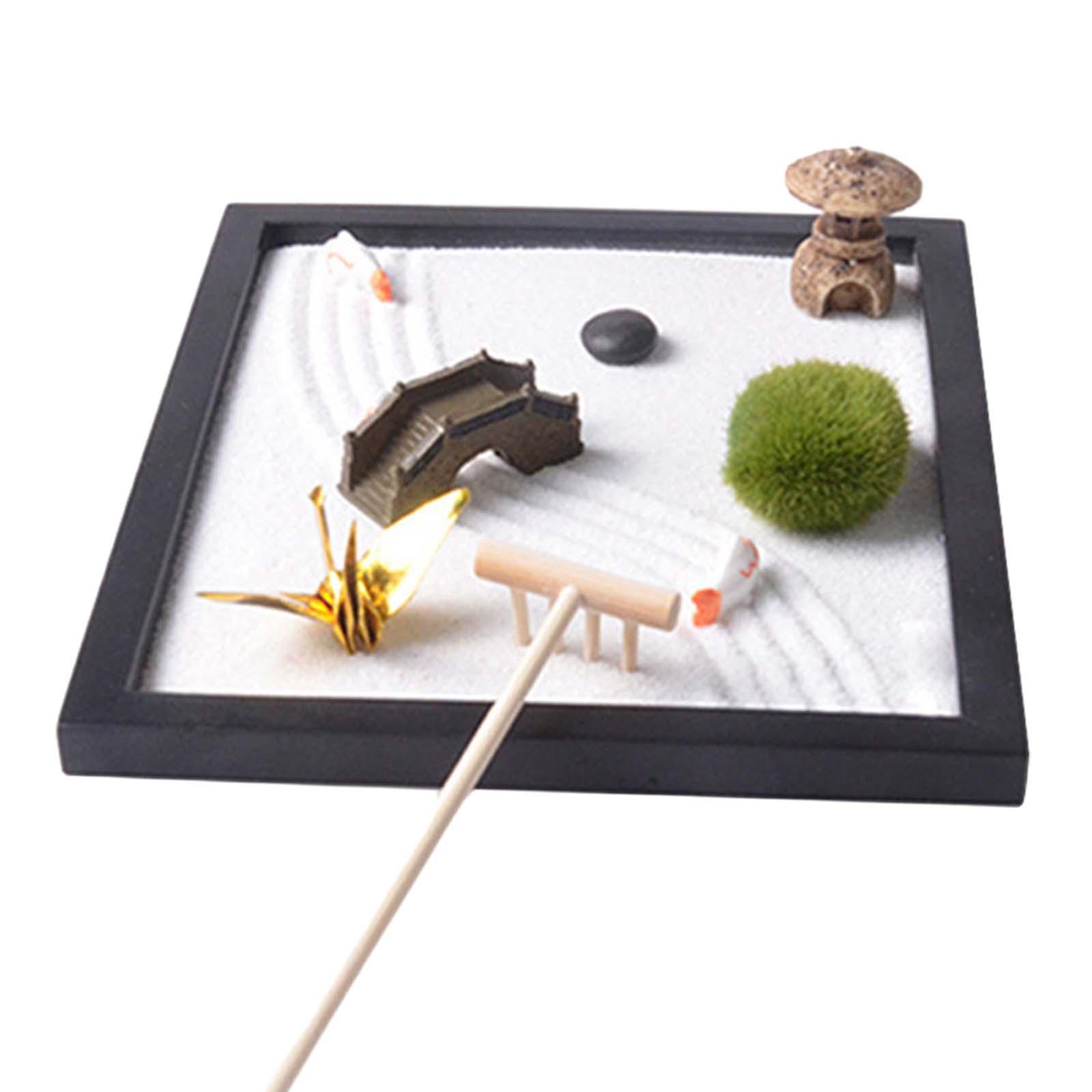 Zen Gardening Tools - Masaüstü Japon Dekor Hediyesi Mini Kaya