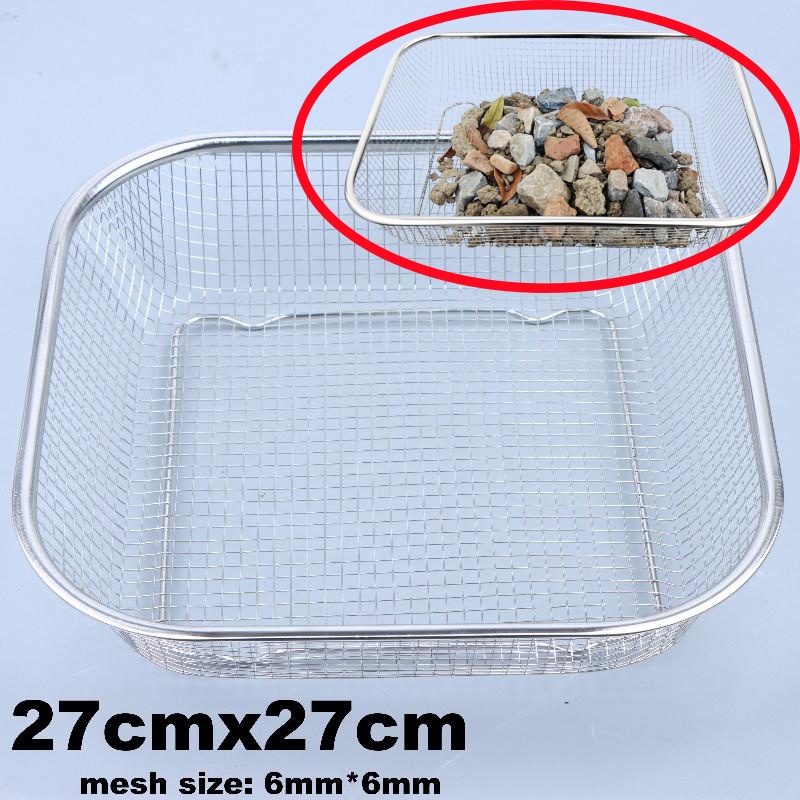 Garden Sieve Soil - 1 Adet Paslanmaz Çelik Toprak Eleği,