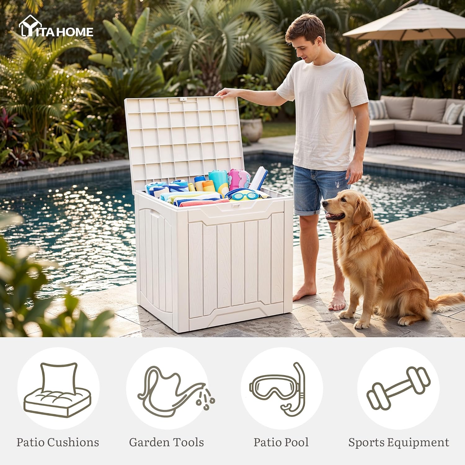 31 Galonluk 2'li Set Kilitlene - Gardening Tools Box incelemesi ve fiyatı