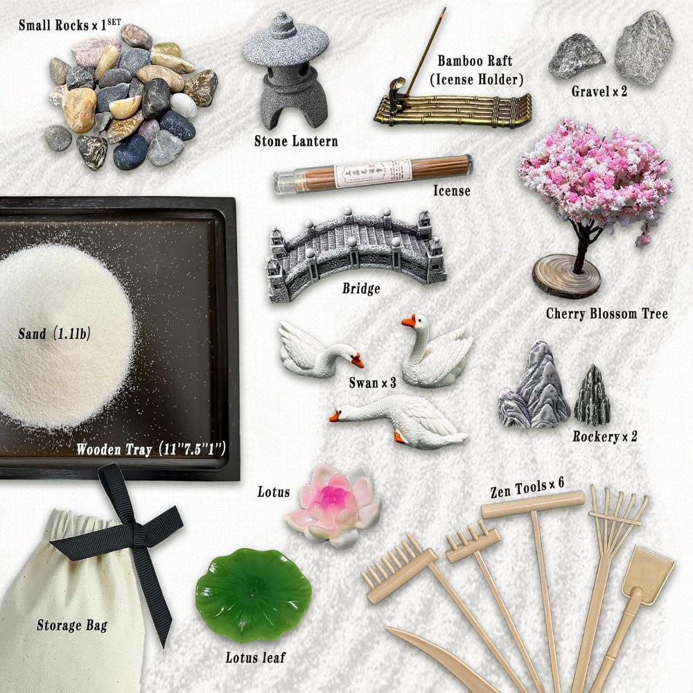 SRAYW Zen Bahçesi Seti Masa De - Zen Gardening Tools incelemesi ve fiyatı