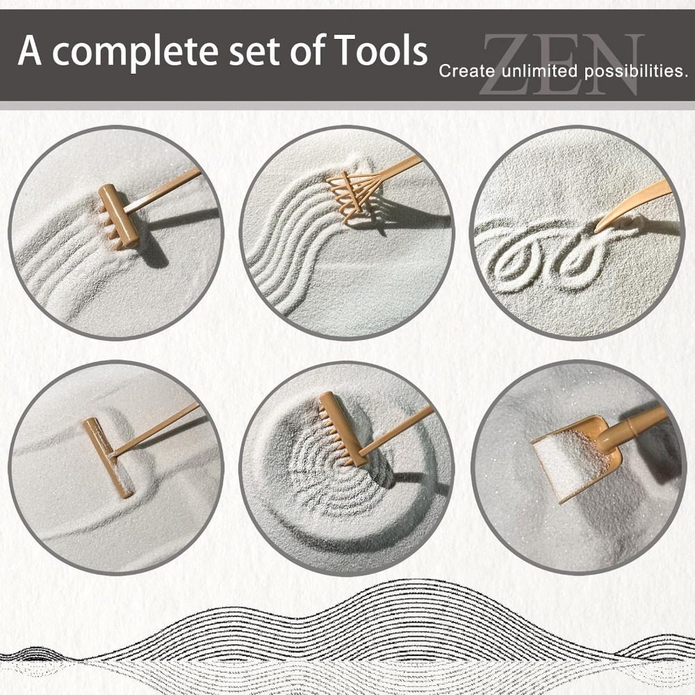 SRAYW Zen Bahçesi Seti Masa De - Zen Gardening Tools incelemesi ve fiyatı