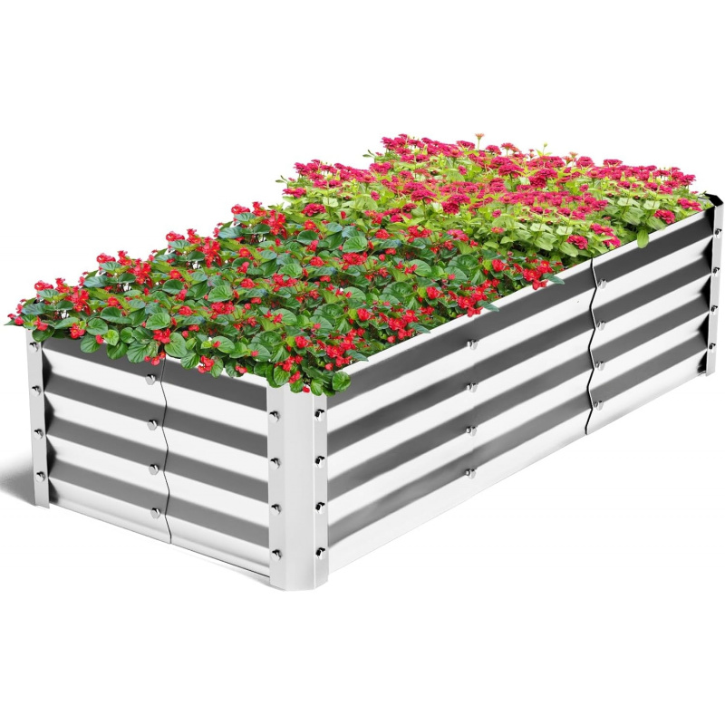 Büyük Tabansız Galvanizli Bahç - Gardening Tools Box incelemesi ve fiyatı