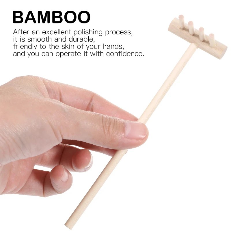 6 adet Mini Bambu Tırmık Seti  - Zen Gardening Tools incelemesi ve fiyatı