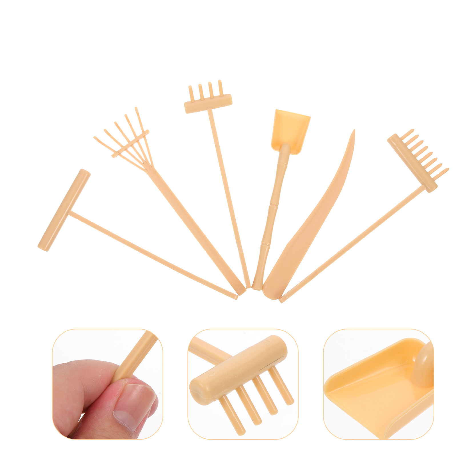 6 Parça Zen Bahçesi Kum Tepsis - Zen Gardening Tools incelemesi ve fiyatı