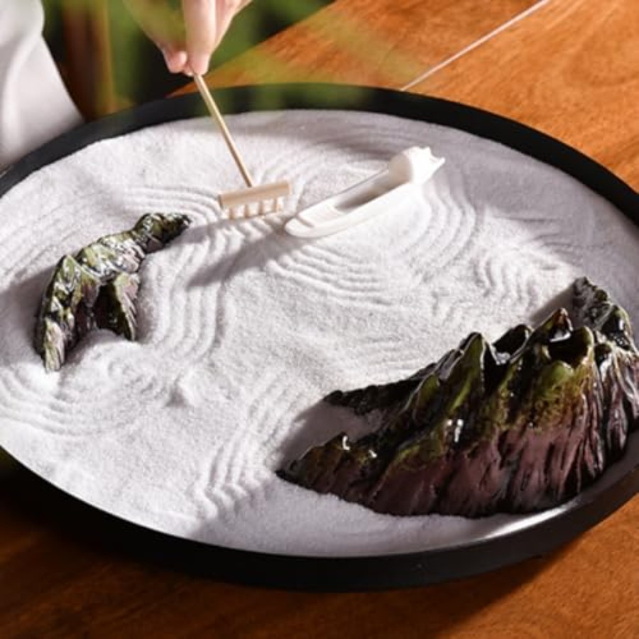 7 Parça Minyatür Masaüstü Kaya - Zen Gardening Tools incelemesi ve fiyatı