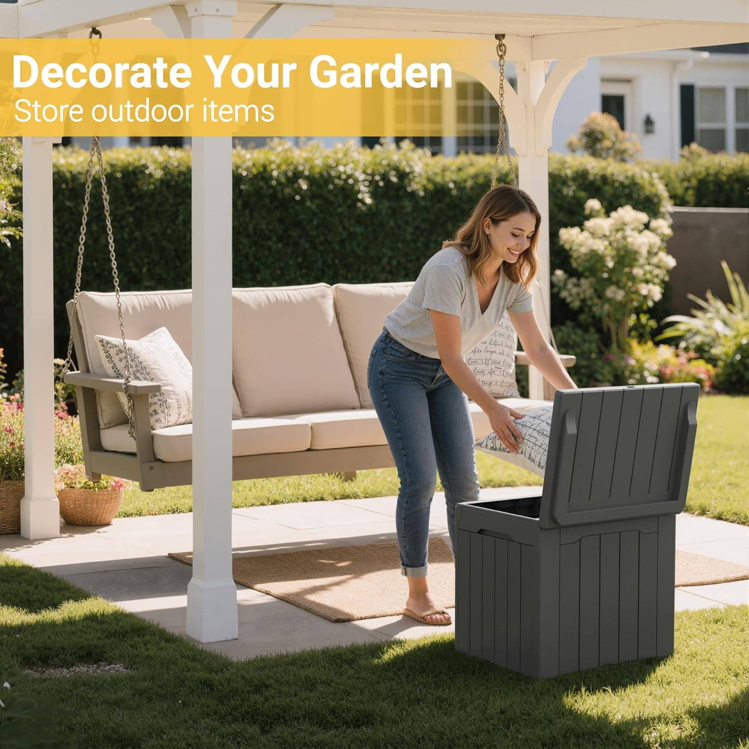 31 Galonluk Açık Hava Depolama - Gardening Tools Box incelemesi ve fiyatı