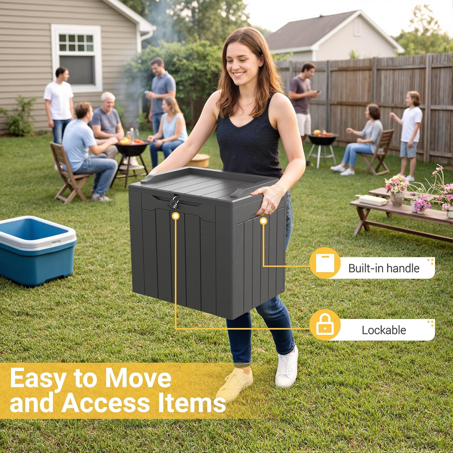 31 Galonluk Açık Hava Depolama - Gardening Tools Box incelemesi ve fiyatı