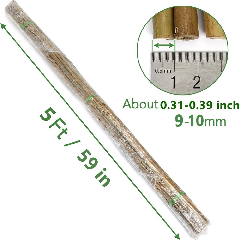 55'li Bambu Bitki Destekleri S - Plant Support Stake incelemesi ve fiyatı